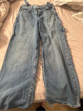 Garage Light Blue Wide Leg Flare Jeans